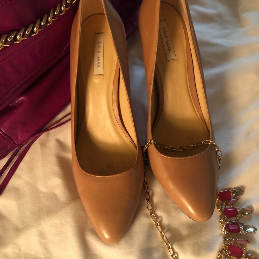 EUC nude heels